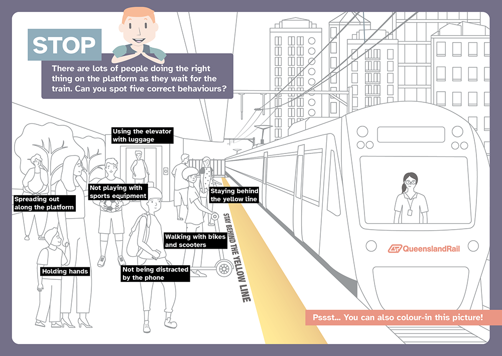 The image contains the responses for the STOP action. Please refer to the accompanying text below the image for detailed answers.