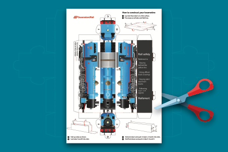 Download Train foldout (Baby Blue)