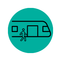 Independent boarding icon
