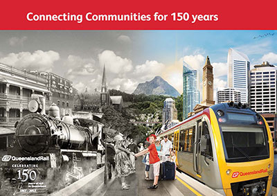Image of the Rail 150 coffee table book cover